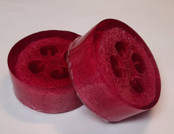 Round Loofah Soaps