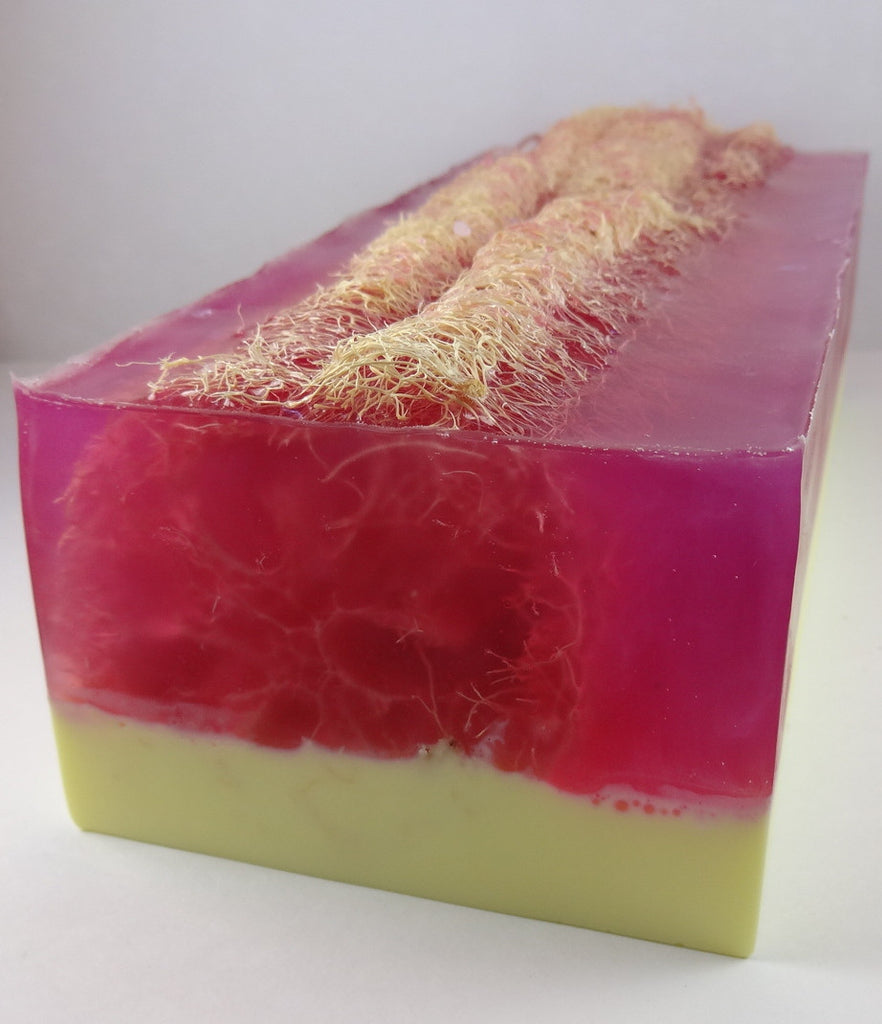 Raspberry Lemonade Loofah Soap