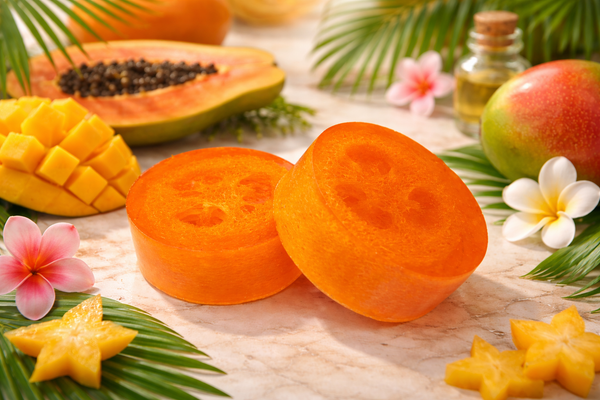 Mango Papaya Loofah Soap  - 5.5 oz