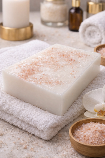 Pink Himalayan Salt Soap - Coconut & Sandalwood