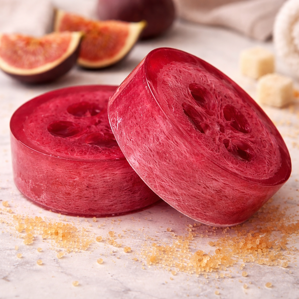 Figs & Sugar Loofah Soap - 5.5 oz