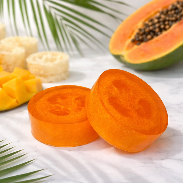 Mango Papaya Loofah Soap  - 5.5 oz