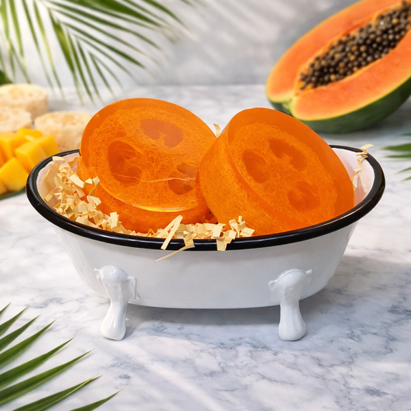 Mango Papaya Loofah Soap  - 5.5 oz
