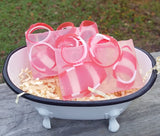 Peppermint Curls Soap Loaf