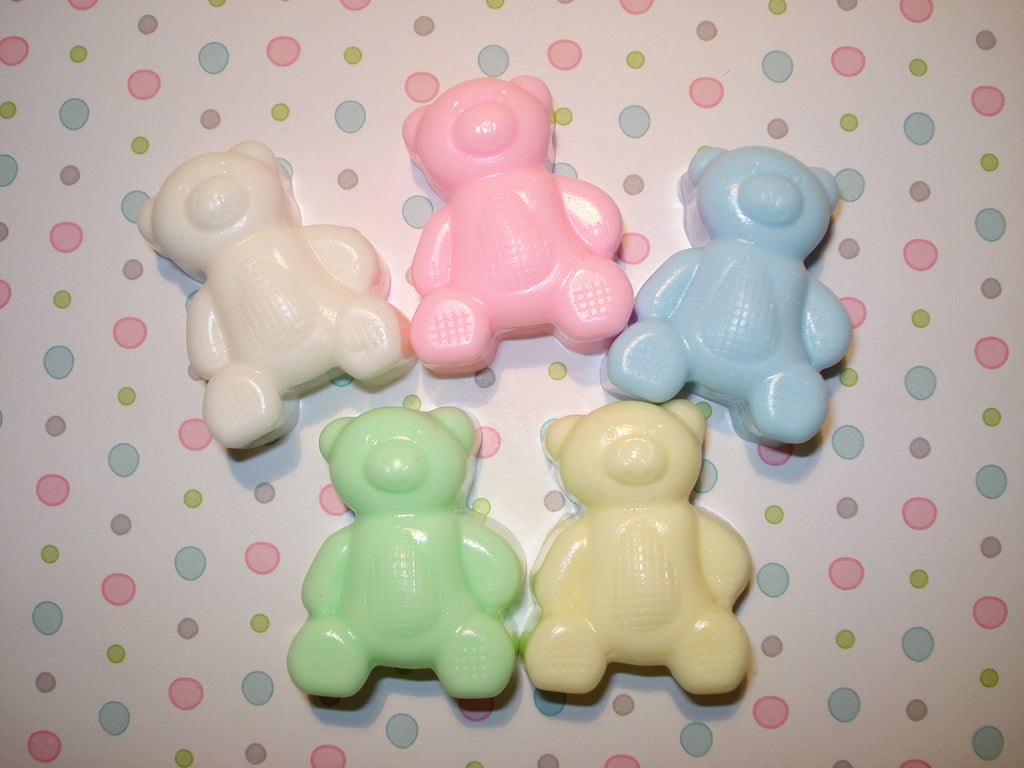 Teddy Bear Soap Favors-Qty 6